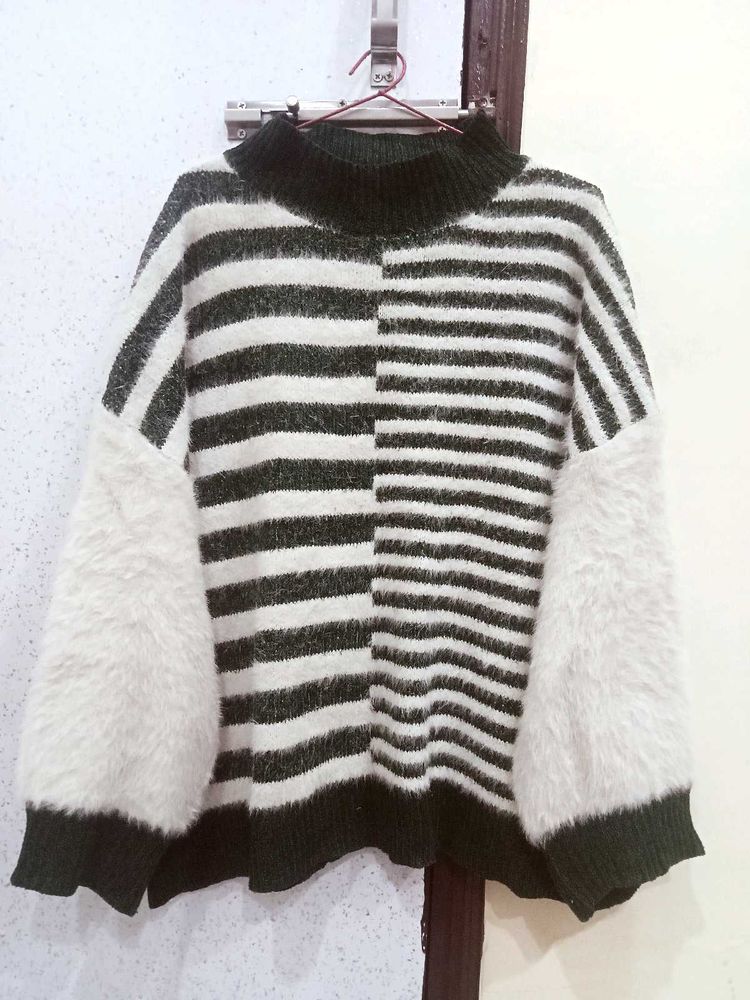 🆕 Zebra 🦓 Print Woollen Sweater