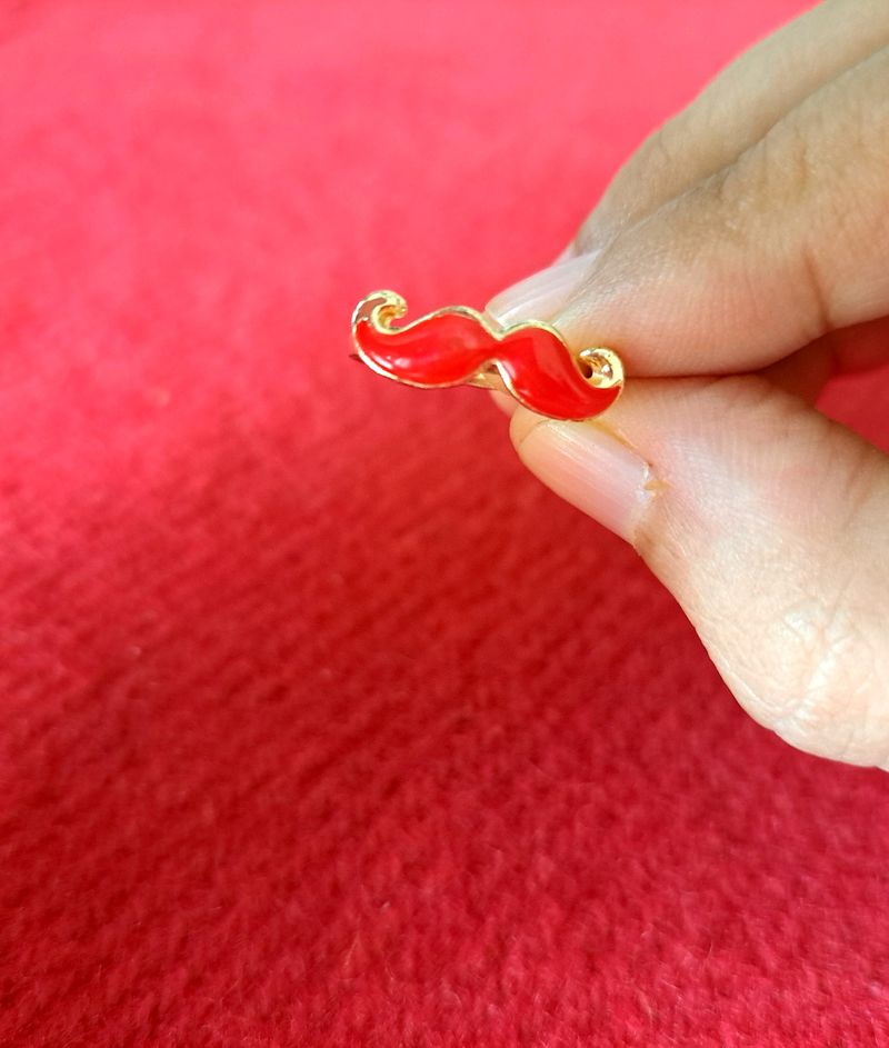 New Moustache Ring And Used Thumb Ring