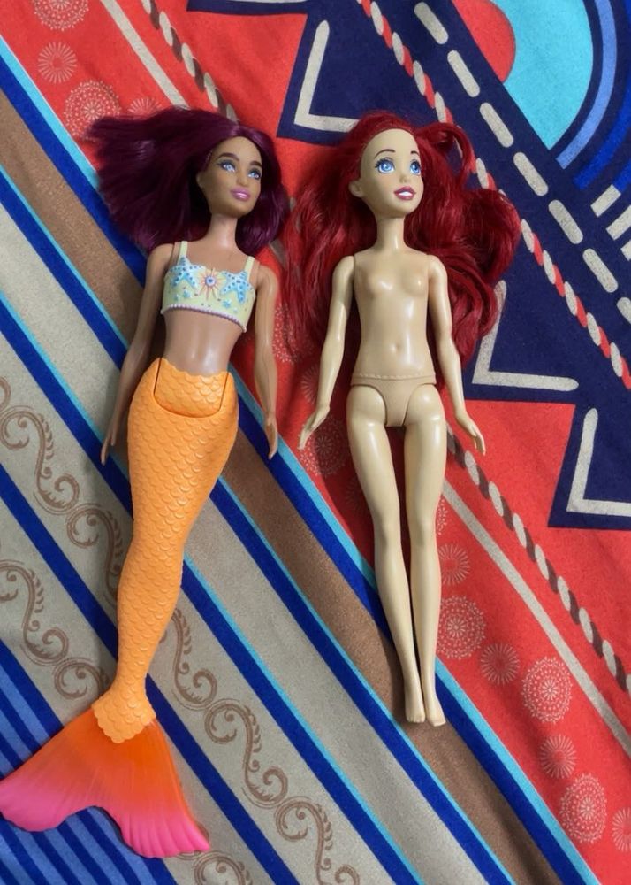 Mermaid Barbie , Ariel Doll ,  extra mi