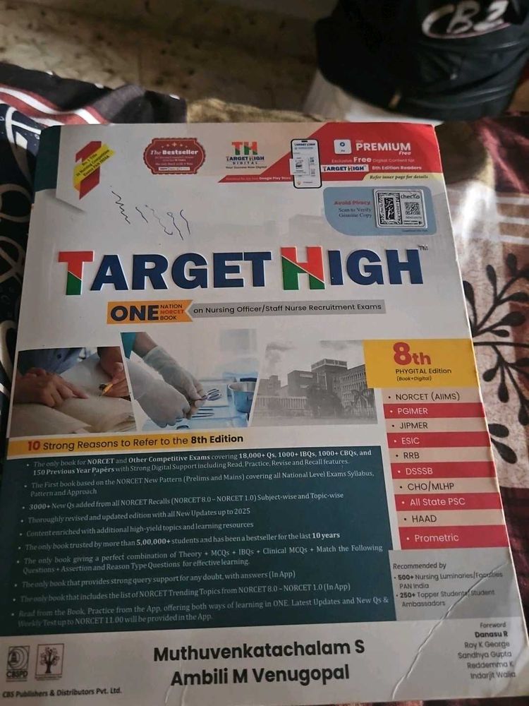 Target High Nursing Exam Preparation Book