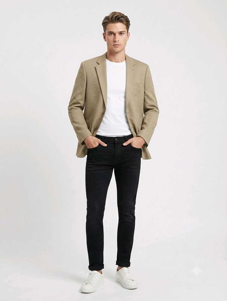 Men's Beige Blazer