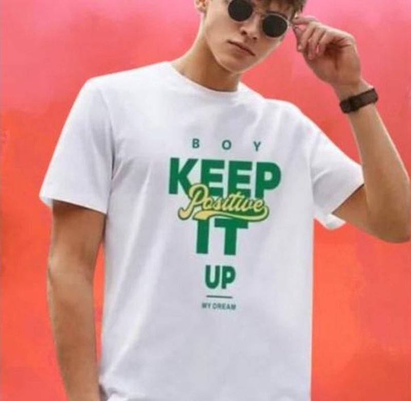 Men's "Keep It Positive" Graphic T-Shirt