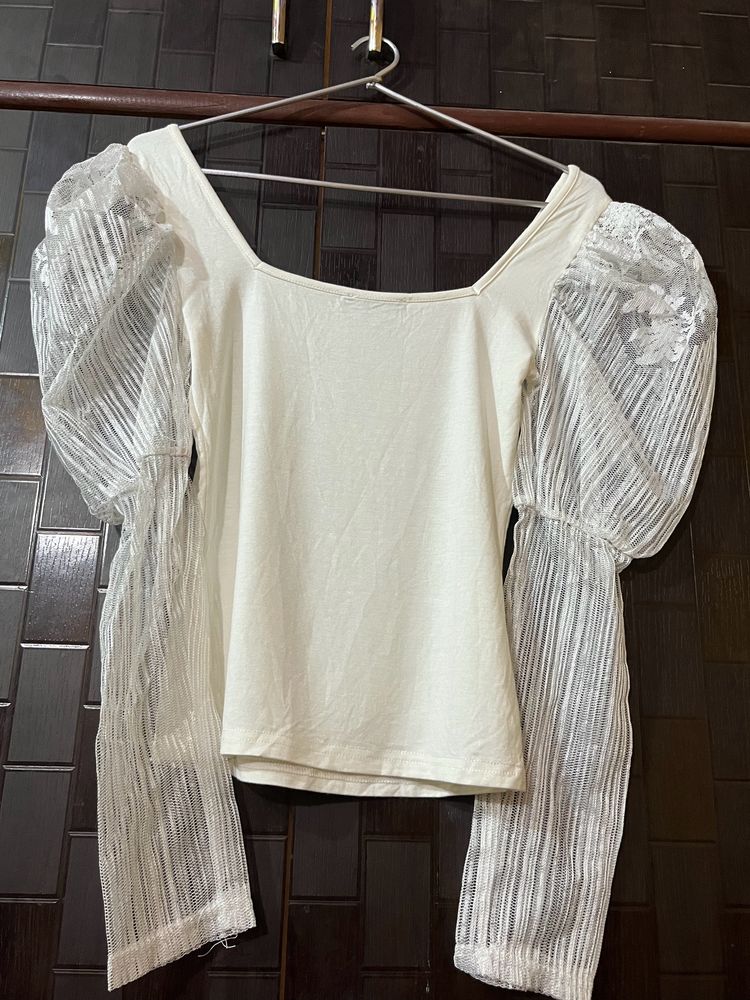 White Short Top