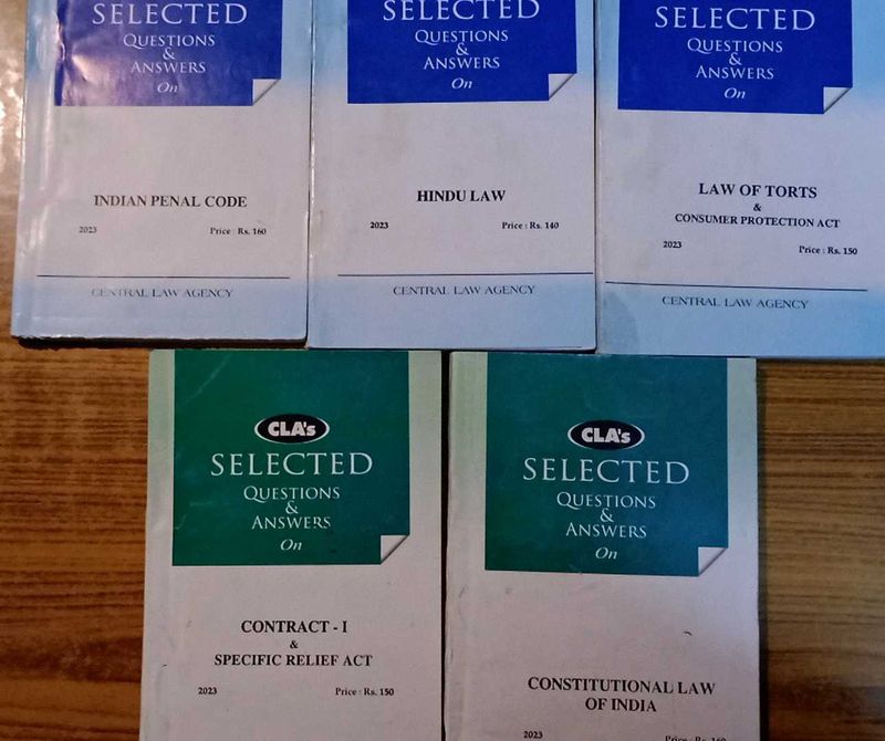 🆕New LLB Books - Set Of 5 | Combo