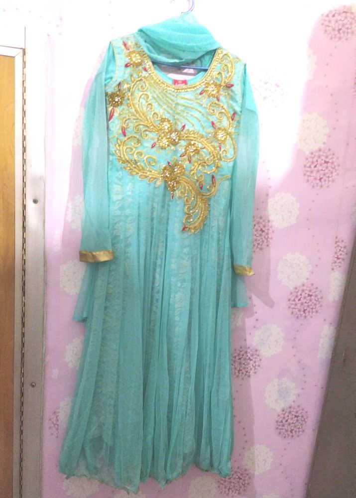 Fancy Partywear Lawn Gawns With  Dupatta
