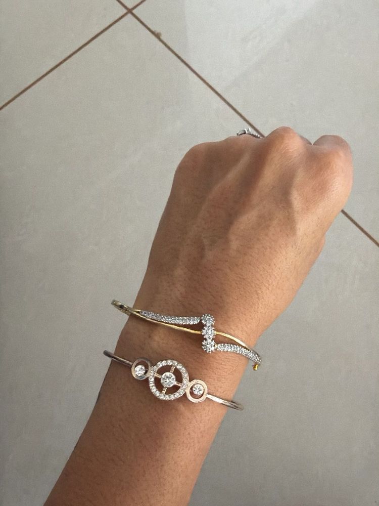 Elegant CZ Bracelets Set