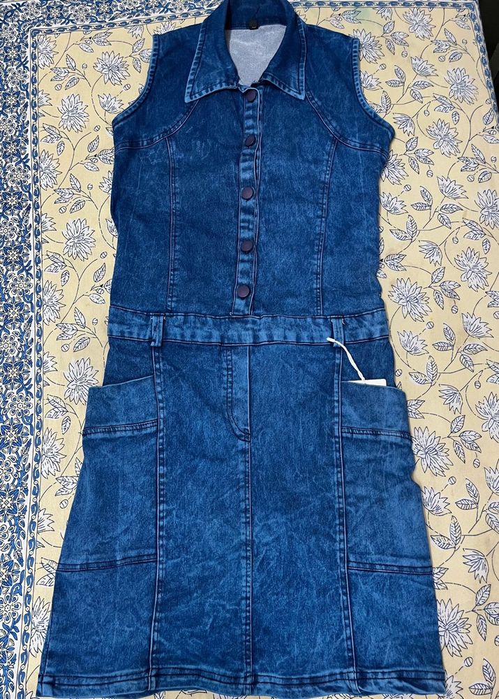 Stylish Denim Dress