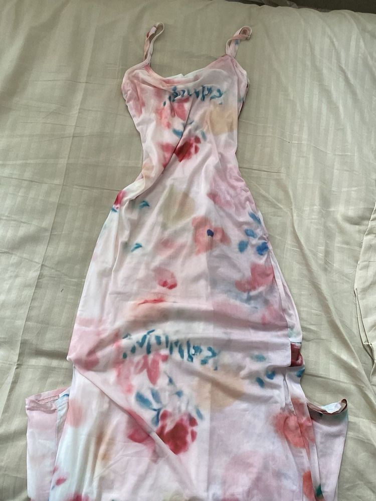 Floral Print Maxi Dress