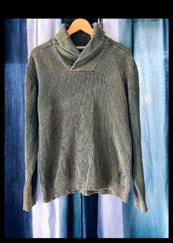 Olive Green Knit Sweater
