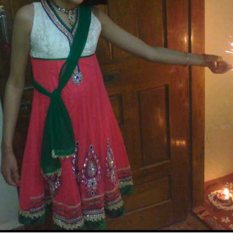 Ethnic and traditional kurti, salwar, dupatta