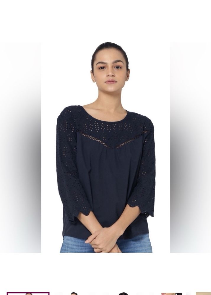 ONLY Casual Regular Sleeves SolidWomen Grey Top