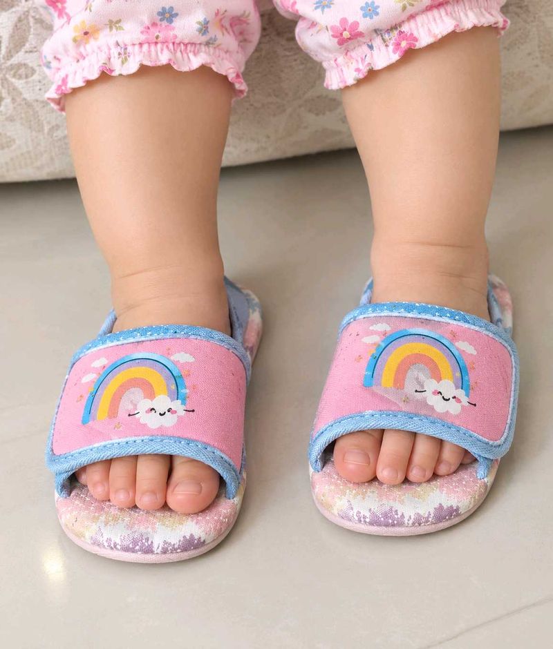 Adorable Rainbow Sandals for Little Girls