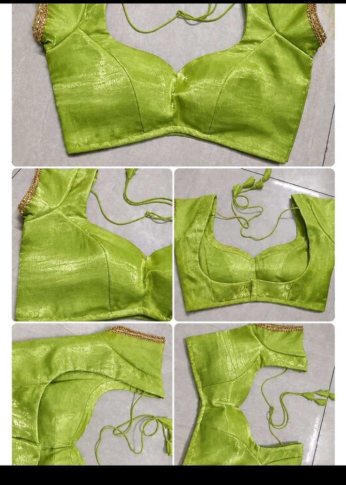 Sparkling Lime Green Blouse