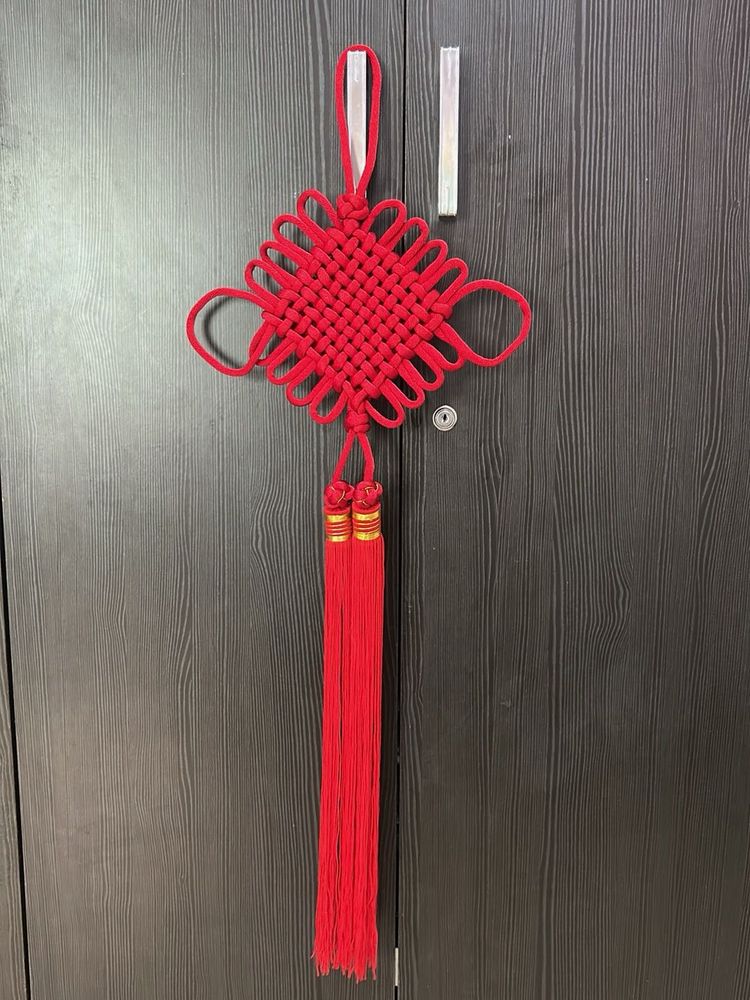Red Chinese Knot Tassel Decor