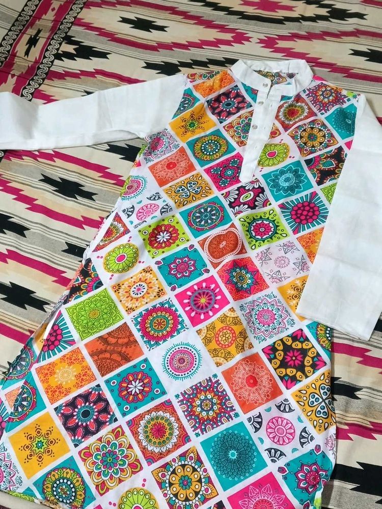 Boho Mandala Print Kurta