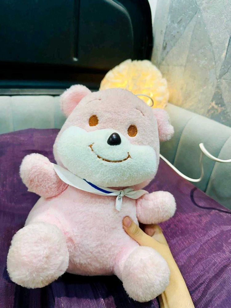 Cute Pink Teddy Bear Plush Toy