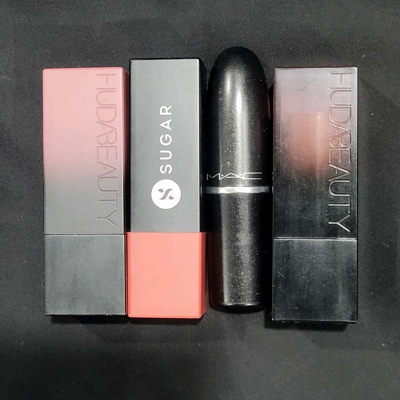 Huda Beauty + MAC + Sugar Lipsticks Bundle
