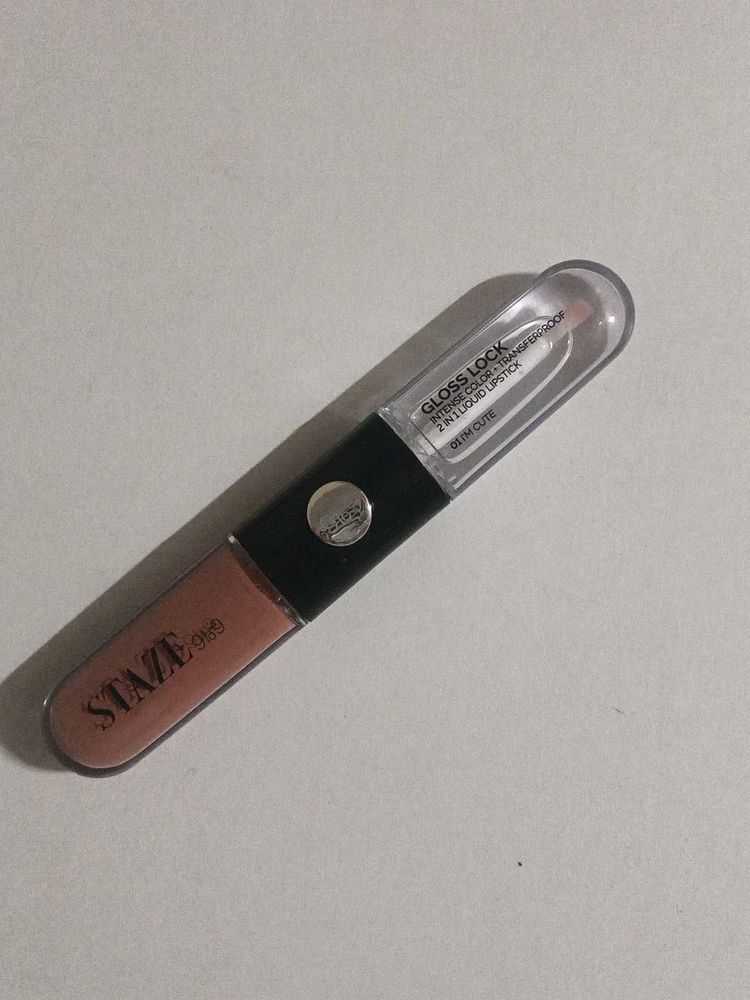 Staze Gloss Lock Liquid Lipstick - 01 I'm cute