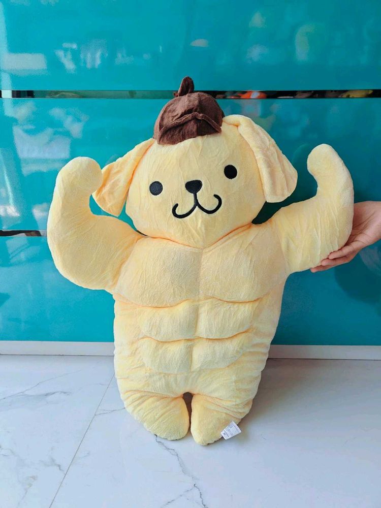 Big Muscular Pompom purin Plush Toy