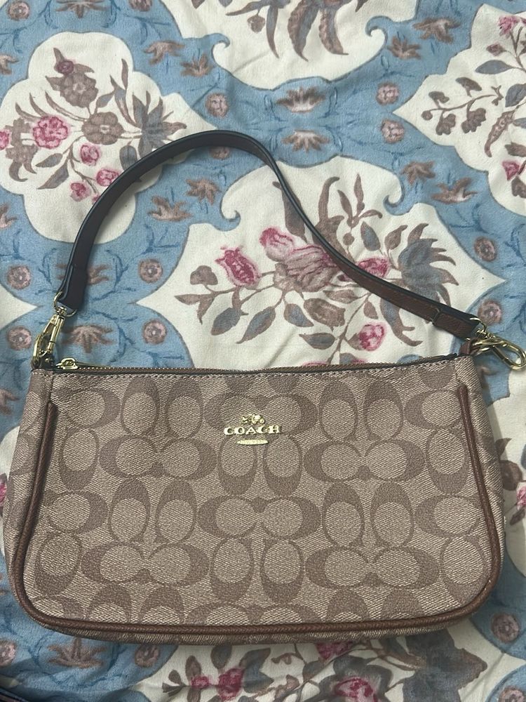 Coach Monogram Wristlet/Clutch