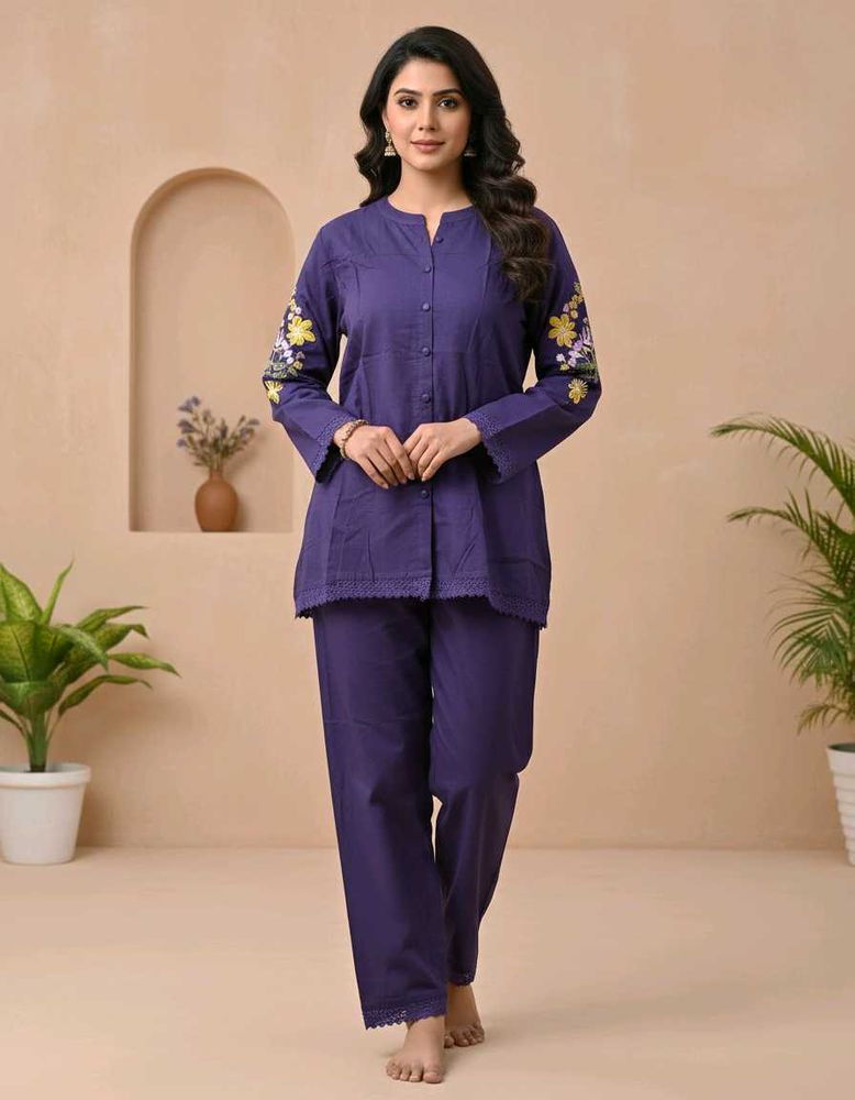Floral Embroidered Kurta Set