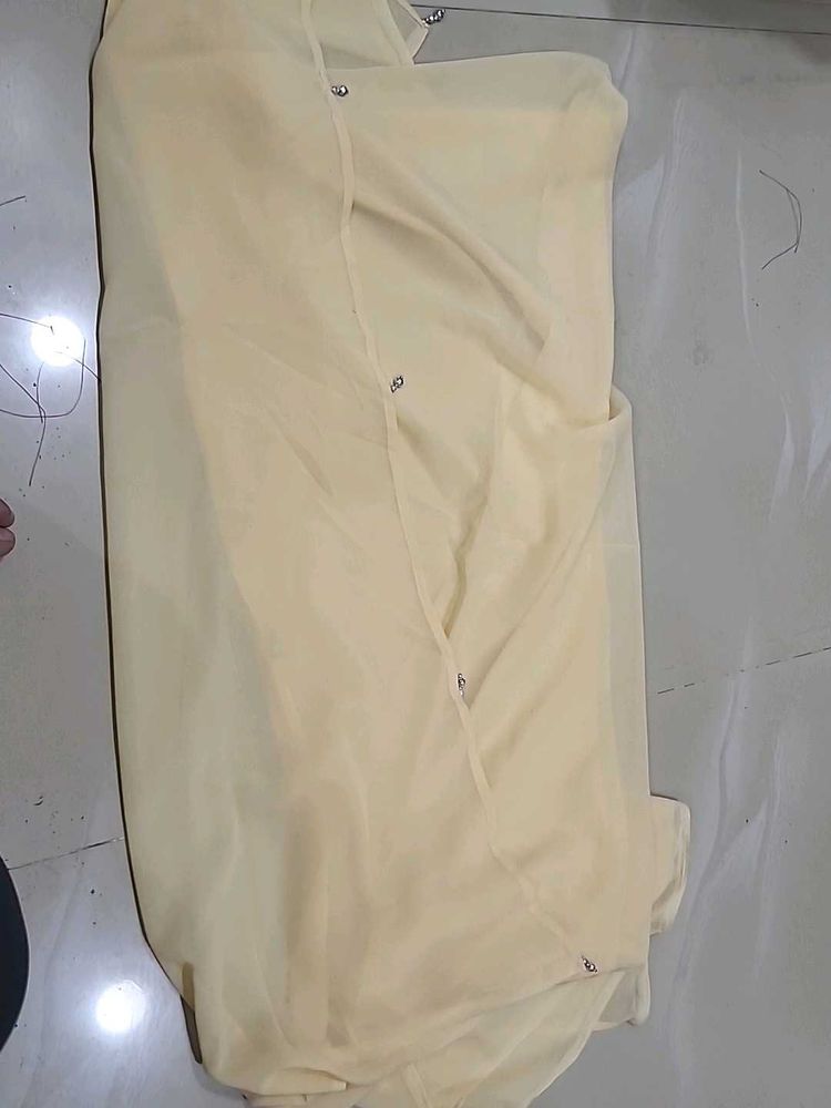 Elegant Yellow duppata