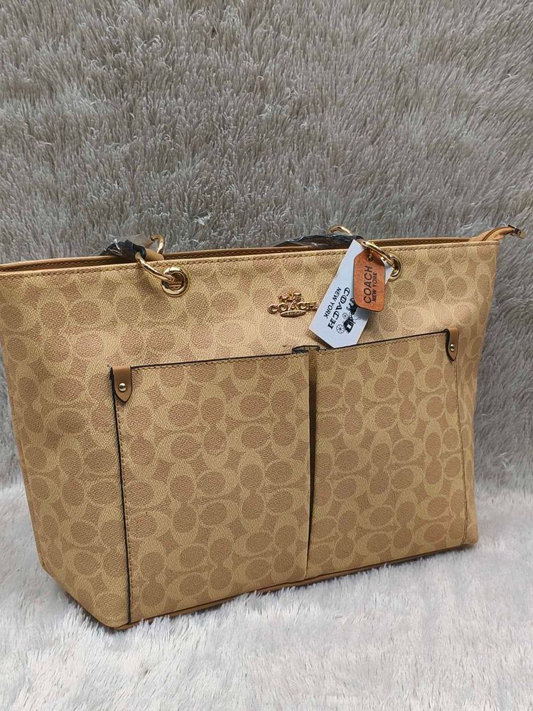 Coach Monogram Tote Bag