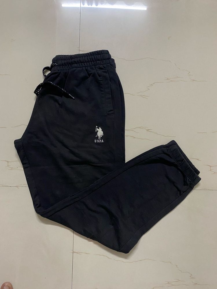 US POLO ASSN Black Joggers