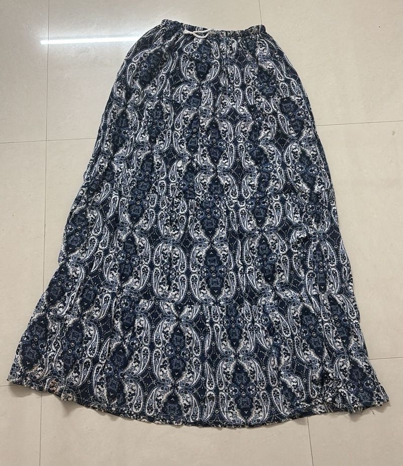 Boho Paisley Maxi Skirt
