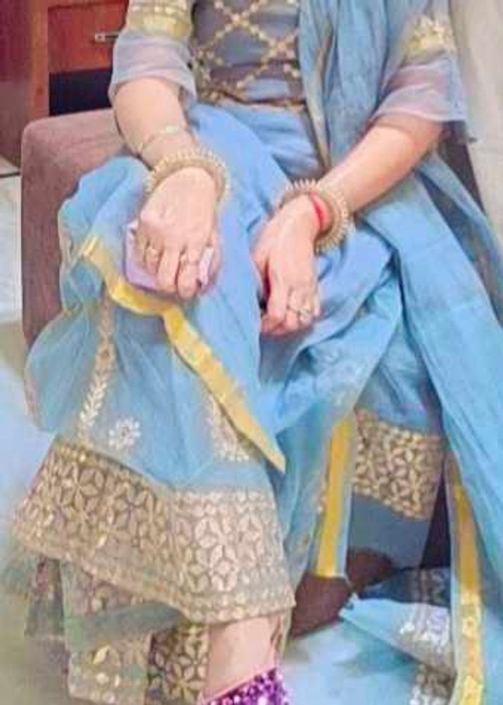 wedding wear sharara set lehnga type