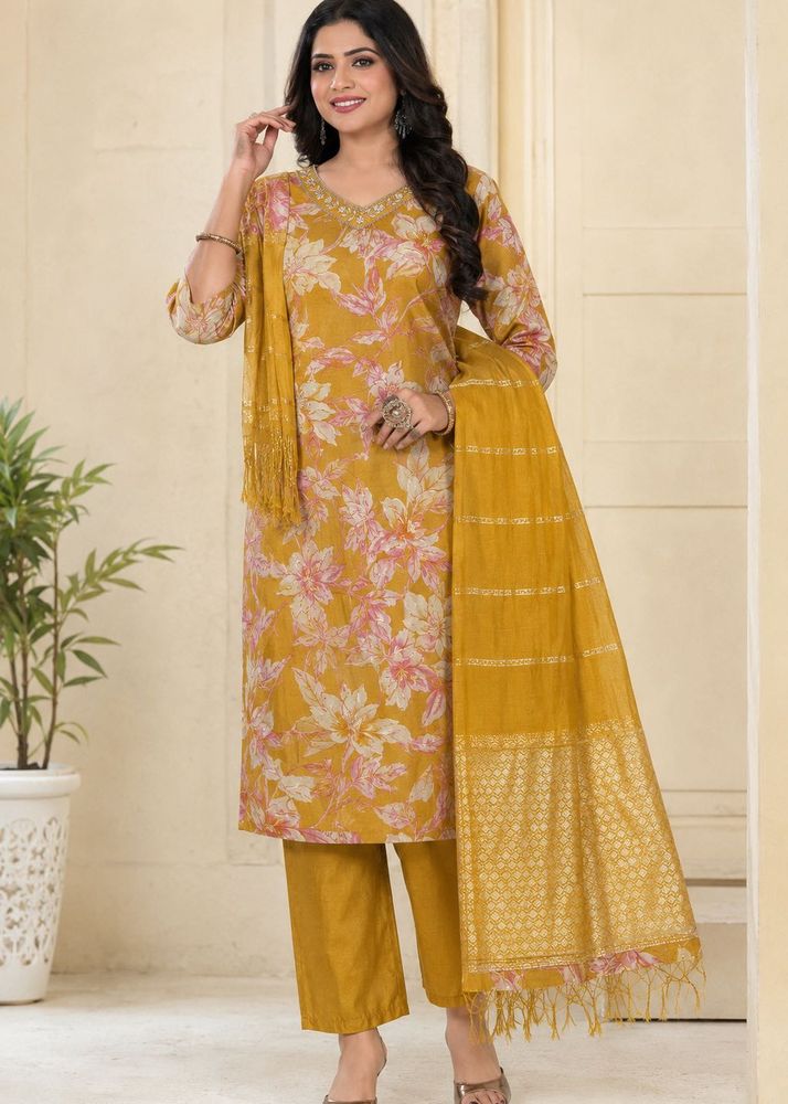 New Kurti pant set with Dupatta
