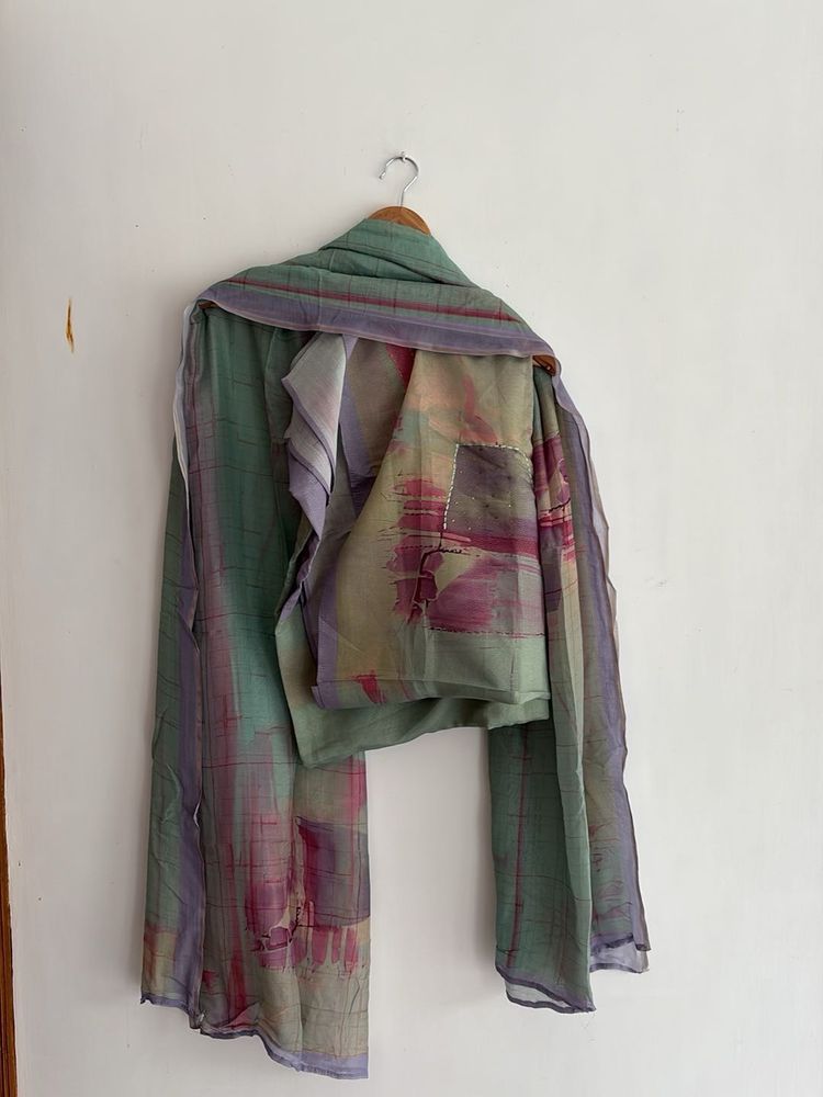 Abstract Print Dress material