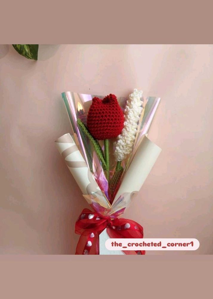 Crochet Tulip Bouquet