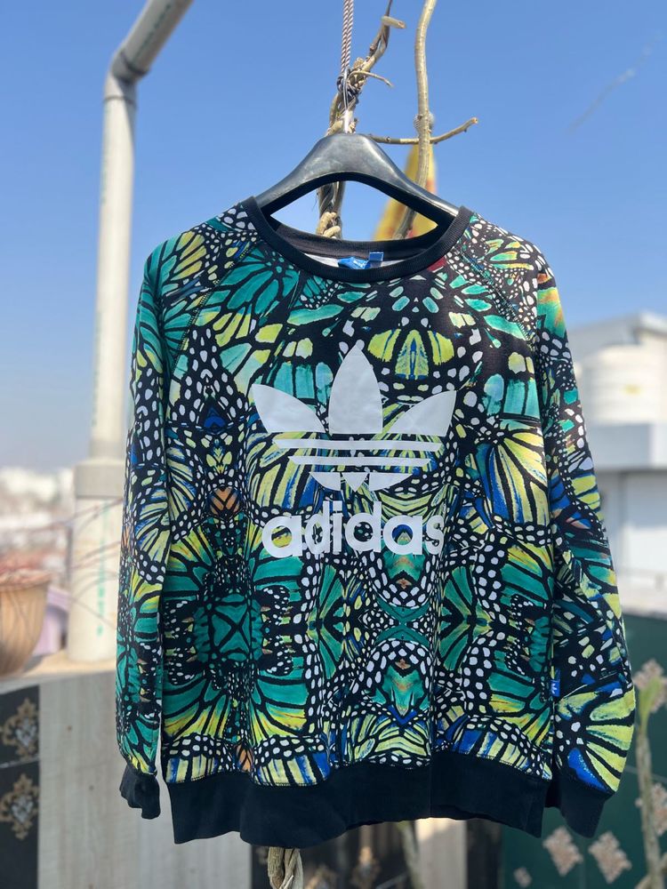 Adidas Butterfly Print Sweatshirt..