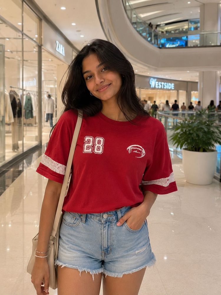 Red Oversized T-shirt