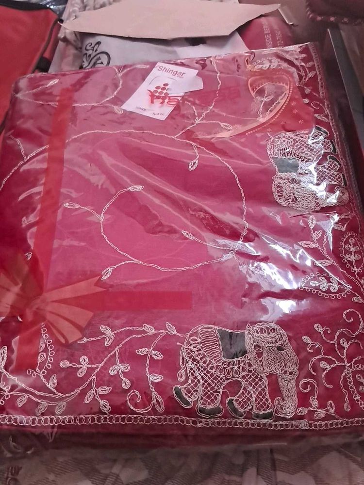 Karwa choth special  Figure print saari