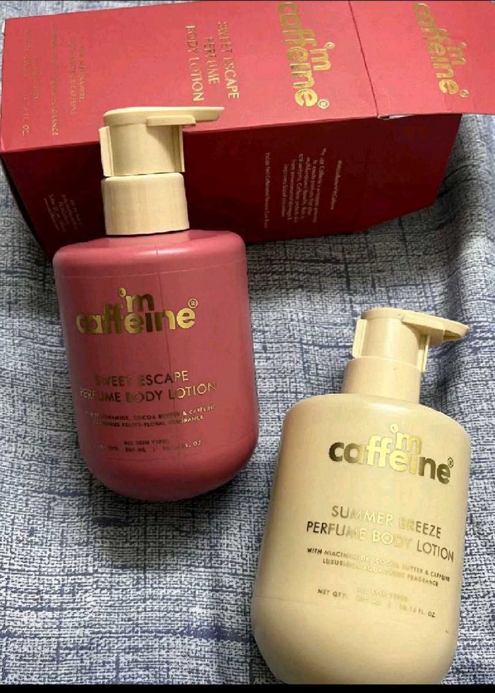 I'm Caffeine Perfume Body Lotions Set combo new se