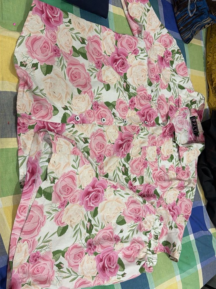 Floral Print Kurta Set