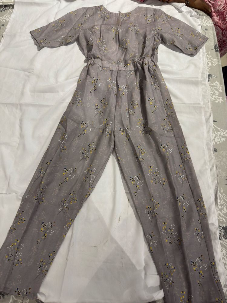 Floral Print Jumpsuit