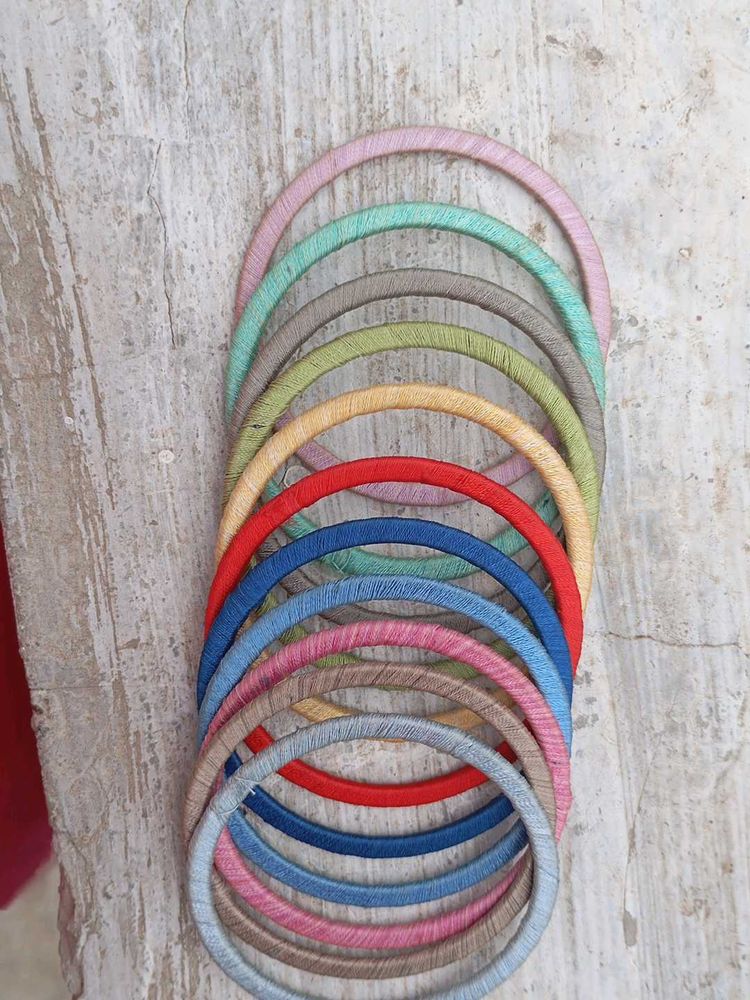 Boho Stackable Thread Bangles