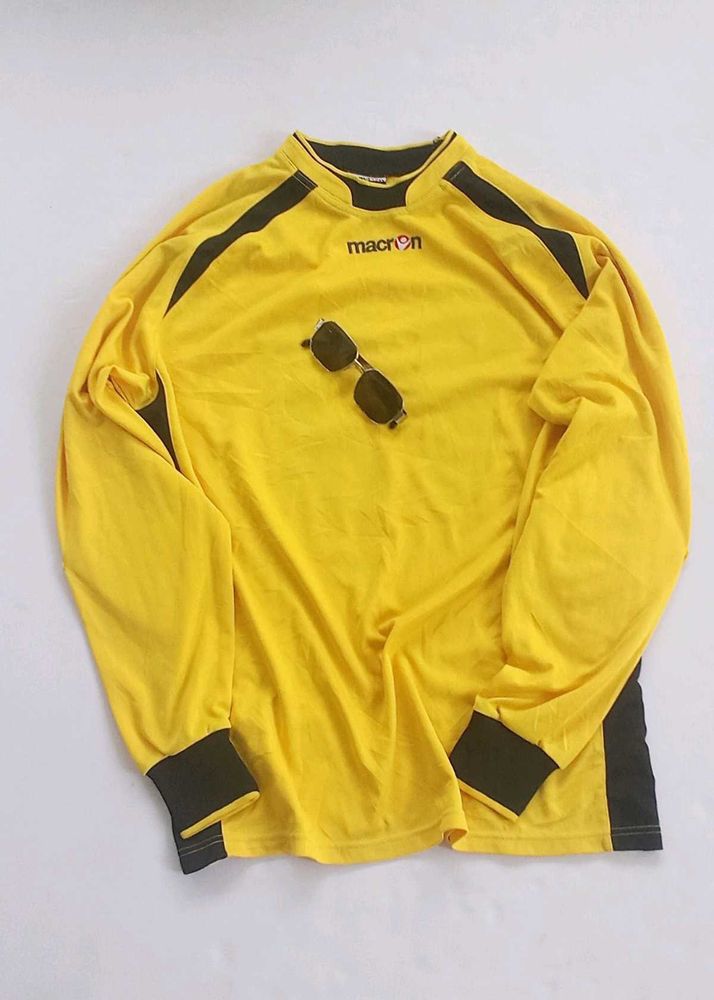 Macron Yellow Long Sleeve T-Shirt