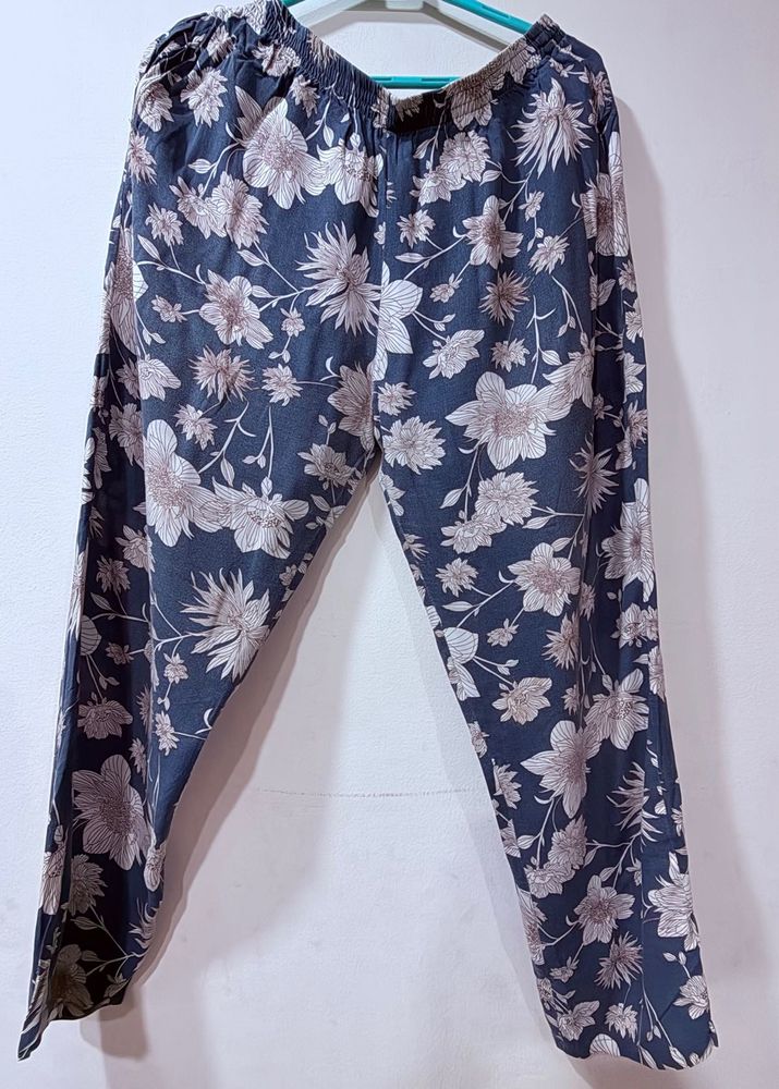 Floral Print Palazzo Pants