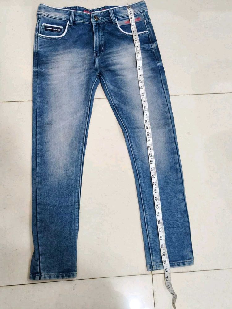 Stylish Blue Washed Jeans