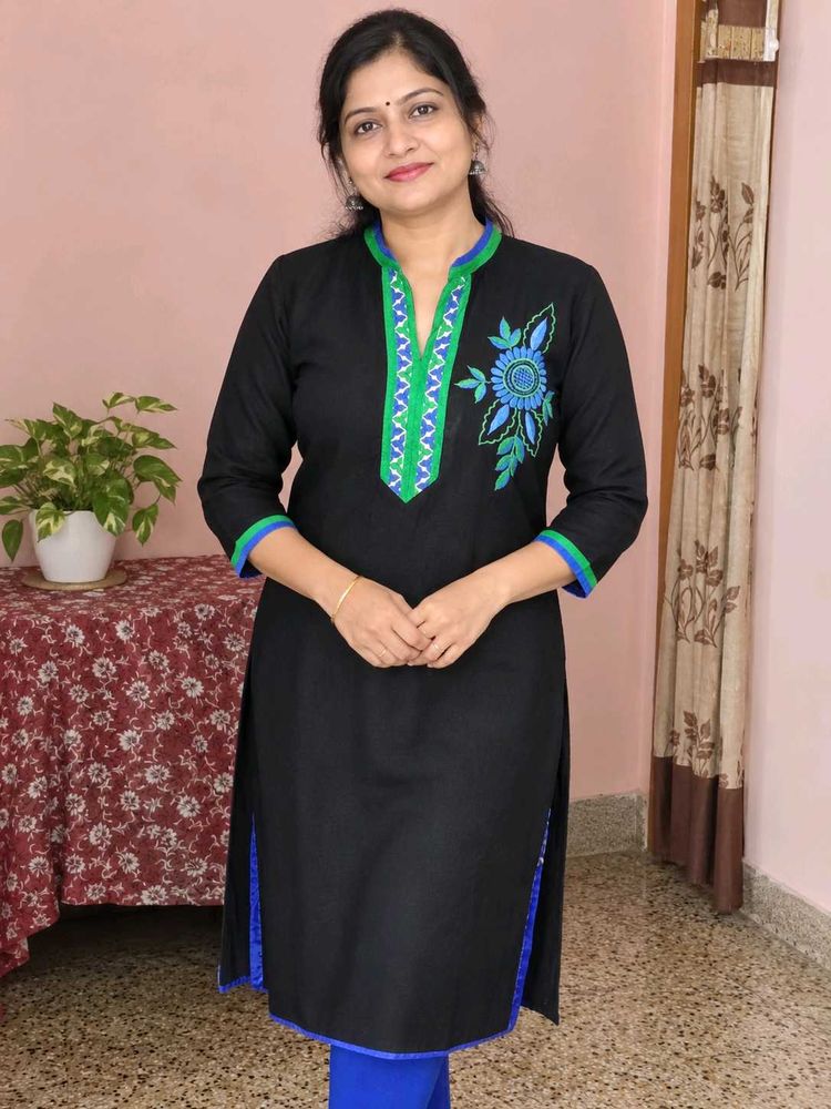 Beautiful Black Kurta