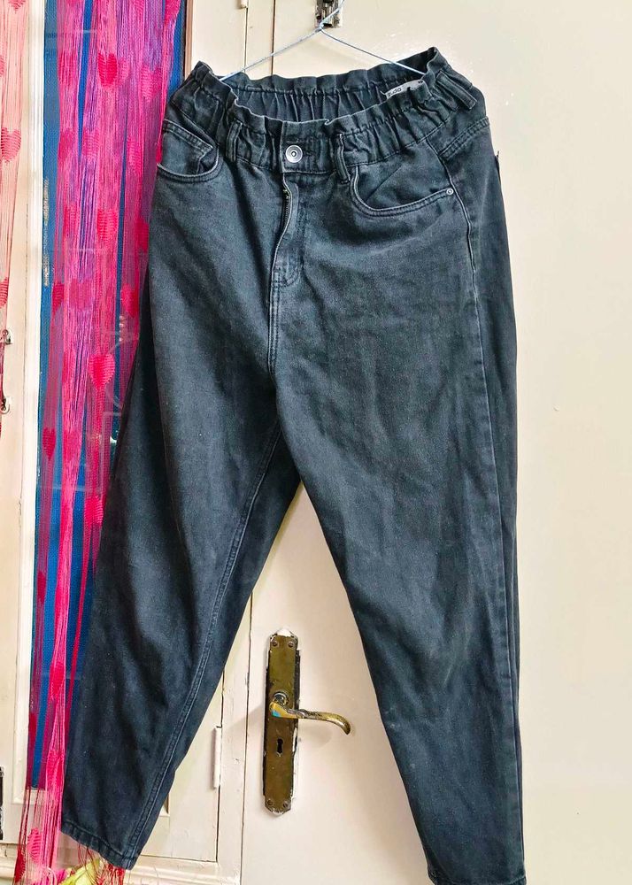 Black Denim Jeans (Slouchy Fit)🖤