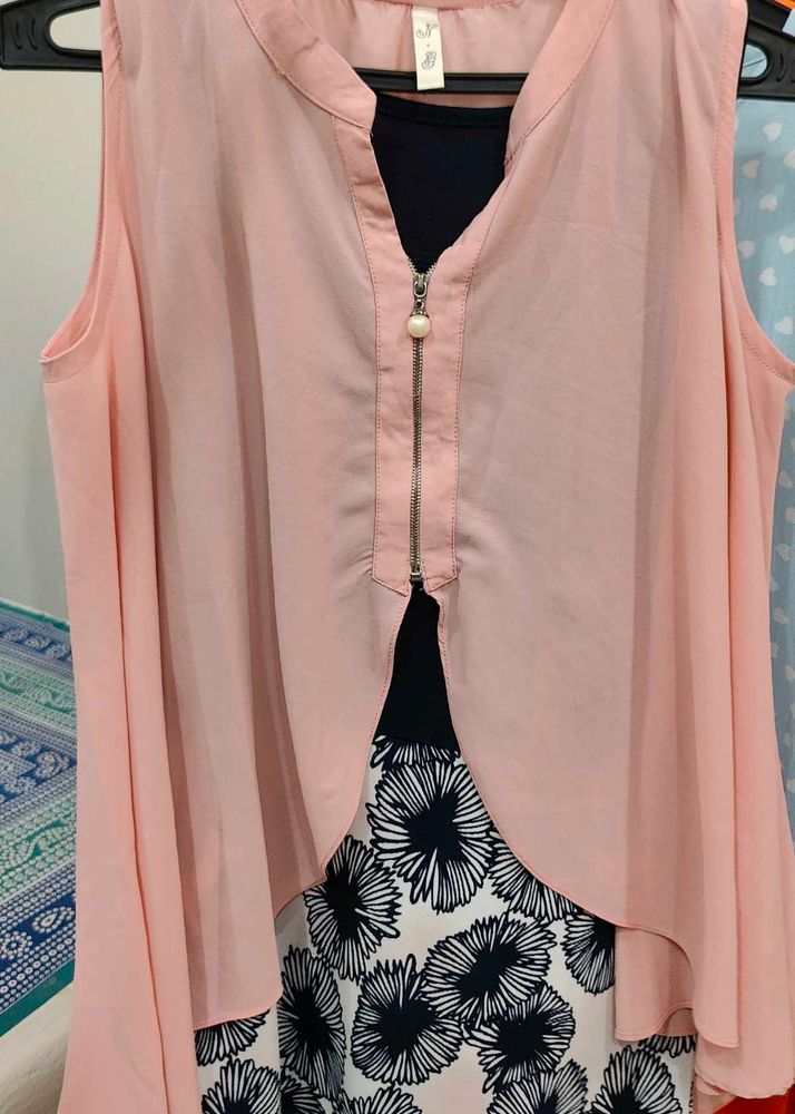 sheer top with inner