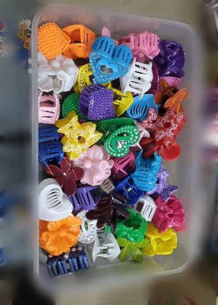Assorted Colorful Hair Claw Clips