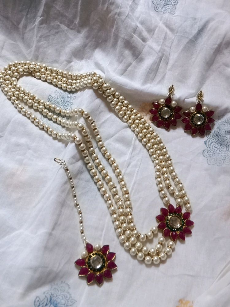 Parl Long Mala Set