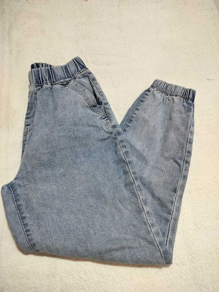 Light Wash Denim Jogger Jeans