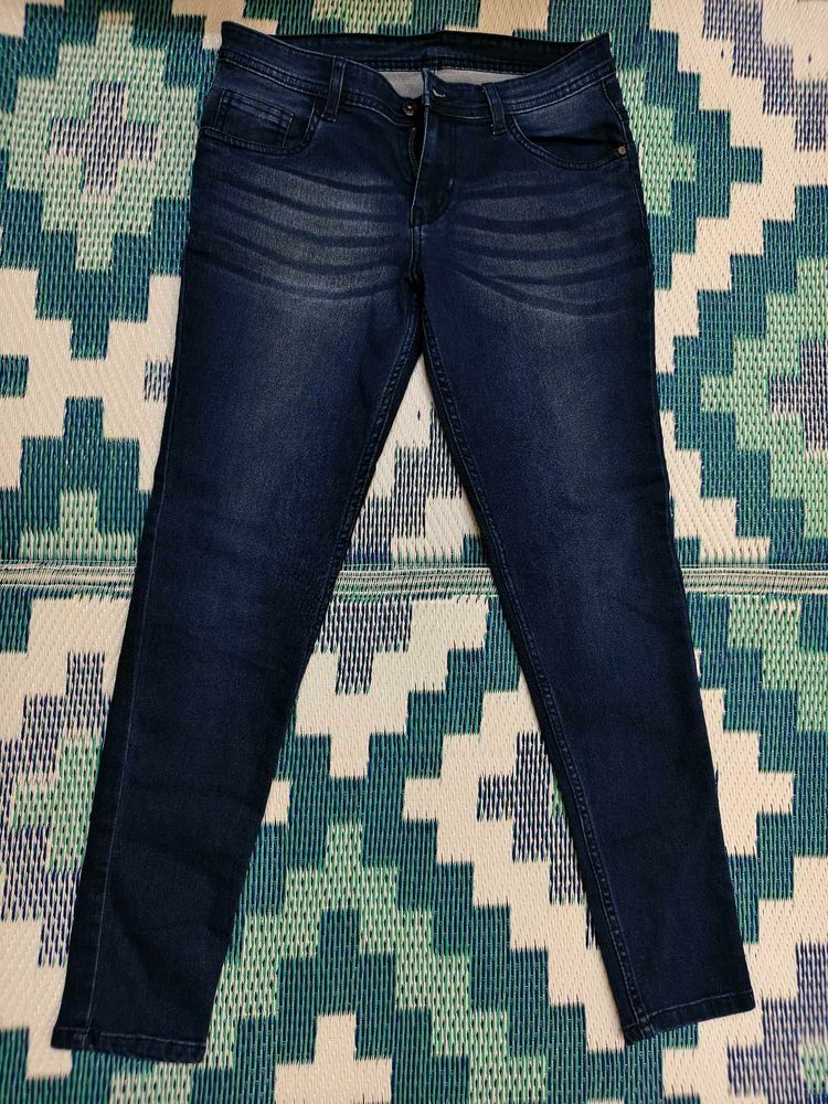 Navy Blue Skinny Jeans